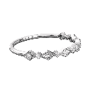 Round Cut Diamond With Engagement Band For Her