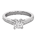 Round Diamond Solitaire Ring 