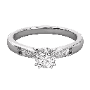 Round Diamond Designer Solitaire Ring 