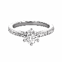  Round Diamond Solitaire Wedding Band