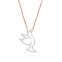  Round Diamond Flying Bird Design For Women