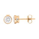  Round Diamond Pointer Stud Earrings