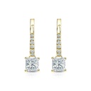 Princess Cut Drops/Dangle Earring For Women