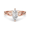  Marquise Cut Twisted Engagement Ring For Women
