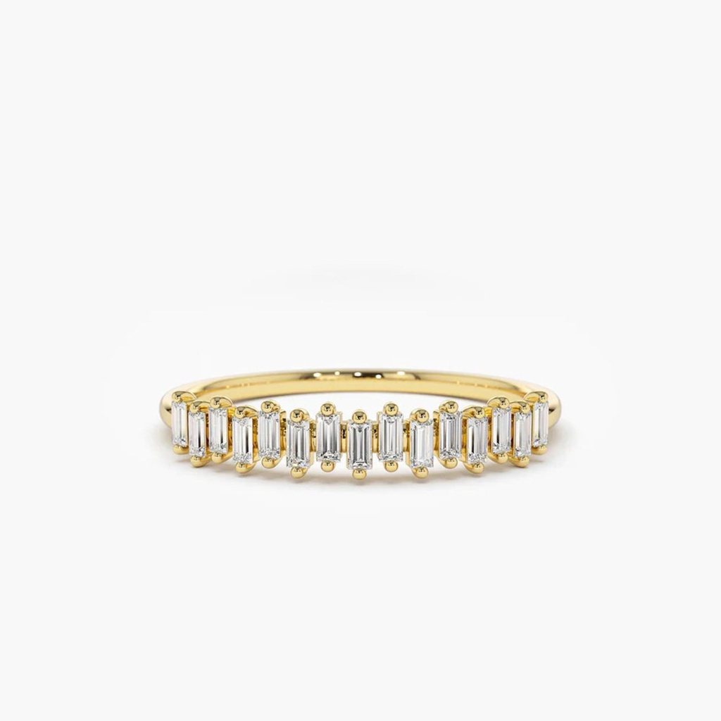  Baguette Cut Diamond Band For Women