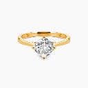  Cushion Cut Solitaire Engagement Ring For Women
