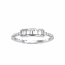 Baguette Cut Diamond Wedding Band For Women