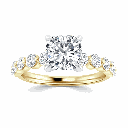  Cushion Cut Diamond Engagement Ring For Women