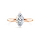  Marquise Cut Solitaire Engagement Ring For Women
