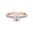  Cushion Shape Diamond Engagement Ring For Women