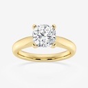 Cushion Cut Solitaire Diamond Engagement Ring For Women