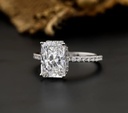  Radiant Cut Diamond Engagement Ring For Women