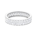 Round Double Line Full Eternity For Women