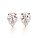  1.00CT Pear Cut Solitaire Stud Earring For Women