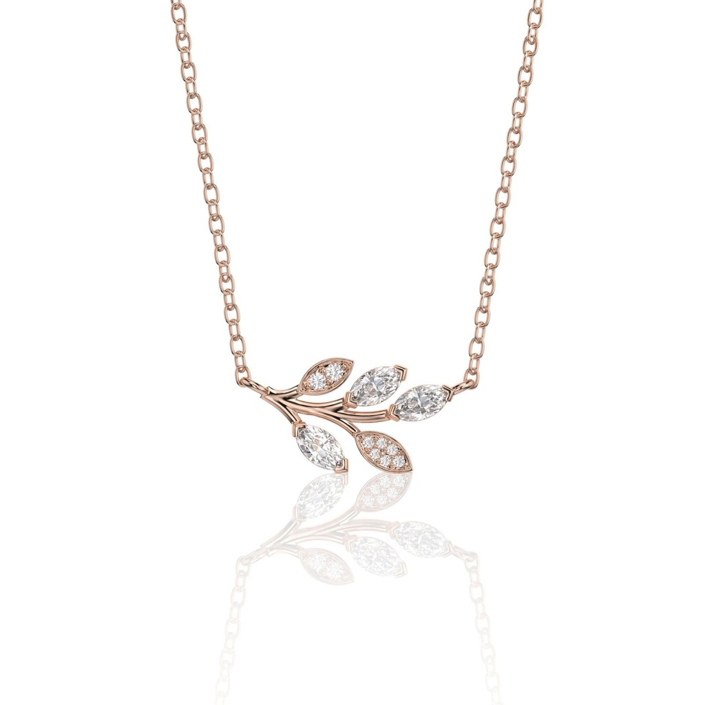 Round Cut Rose Gold Fancy Wedding  for Women