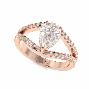 Pear Diamond Engagement Ring for Women