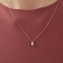 Oval Moissanite Diamond Pendant For Women