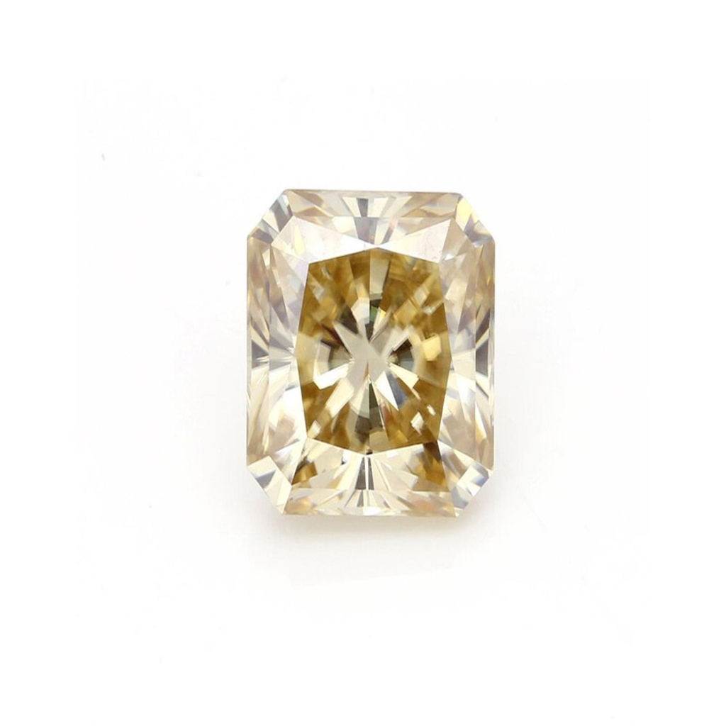 Loose Moissanite Brown Clean Radiant Cut 14.00 x 12.00 MM