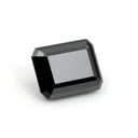 Loose Moissanite Jet Black Clean Radiant Cut 7.00 x 5.00 MM