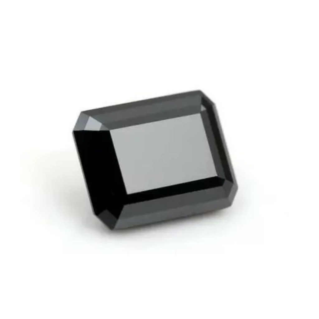 Loose Moissanite Jet Black Clean Radiant Cut 13.00 x 11.00 MM