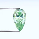 Loose Moissanite Green Clean Pear Cut 8.00 x 6.00 MM