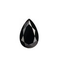 Loose Moissanite Black Clean Pear Cut 8.00 x 6.00 MM