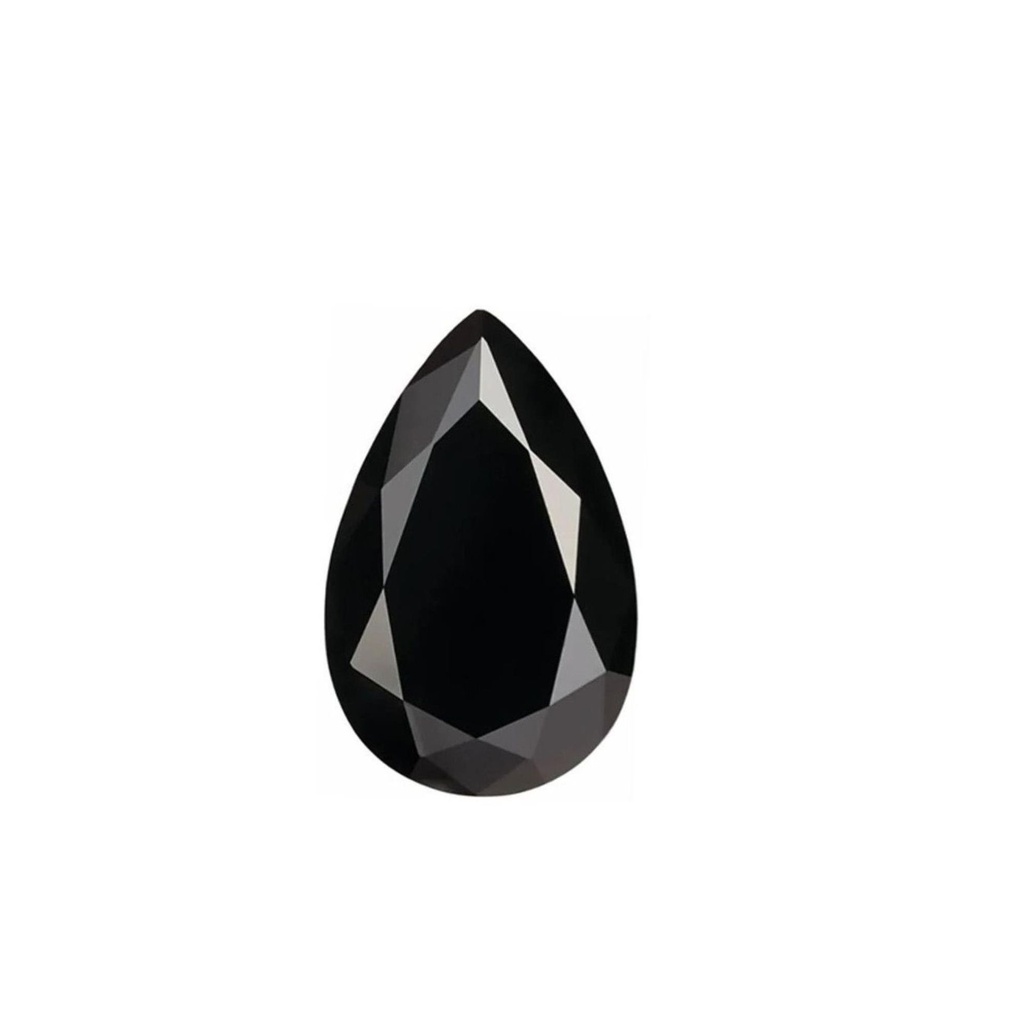 Loose Moissanite Black Clean Pear Cut 9.00 x 7.00 MM
