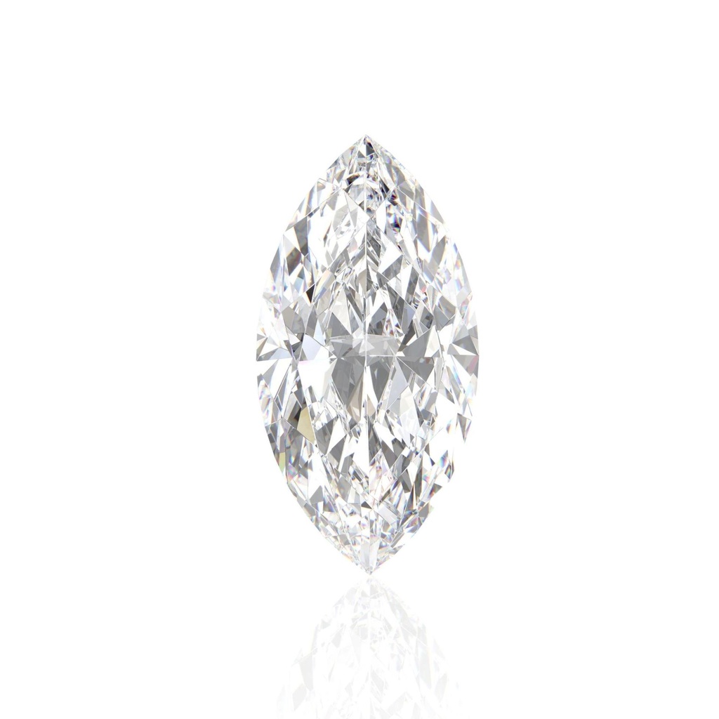 Loose Moissanite Off White Clean Marquise Cut 20.00 x 10.00 MM