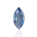 Loose Moissanite Royal Vivid Blue Clean Marquise Cut 12.00 x 6.00 MM
