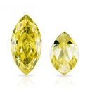 Loose Moissanite Canary Vivid Yellow Clean Marquise Cut 7.00 x 3.50 MM