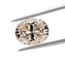 Loose Moissanite Brown Clean Oval Cut 10.00 x 8.00 MM