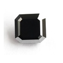 Loose Moissanite Black Clean Square Radiant Cut 6.50 MM