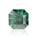Loose Moissanite Emerald Vivid Green Clean Square Radiant Cut 6.00 MM