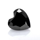 Loose Moissanite Black Clean Heart Cut 16.00 MM
