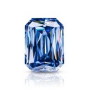 Loose Moissanite Royal Vivid Blue Clean Criss Cut Emerald 12.00 x 10.00 MM