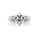 Round Diamond Bridal Set For Women