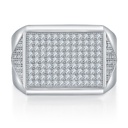 Round Diamond Unique Style Engagement Ring for Men