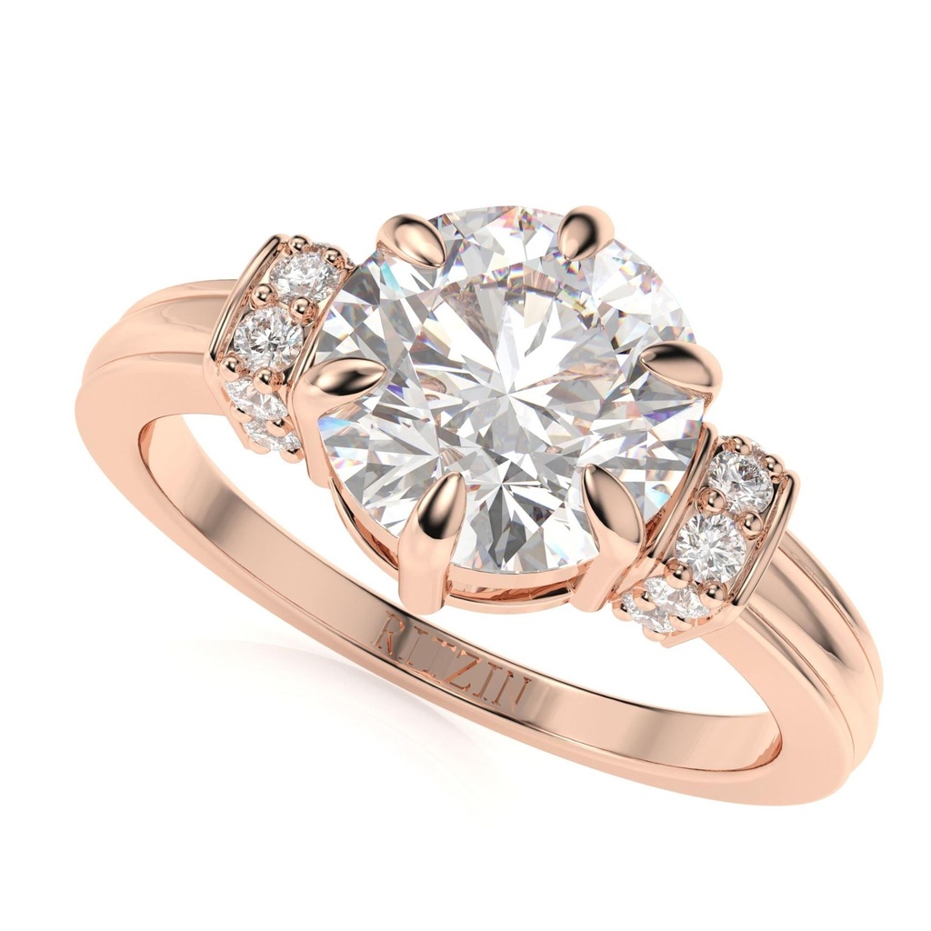 Round Cut  Engagement Ring Anniversary Gift For Her Promise Ring Wedding Ring Promise Ring