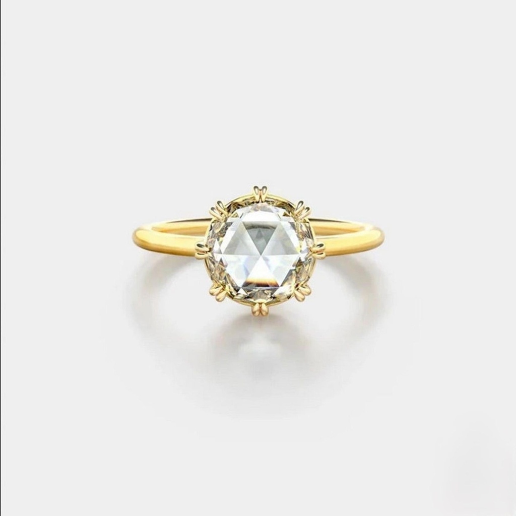 Round Diamond Engagement Ring for Women