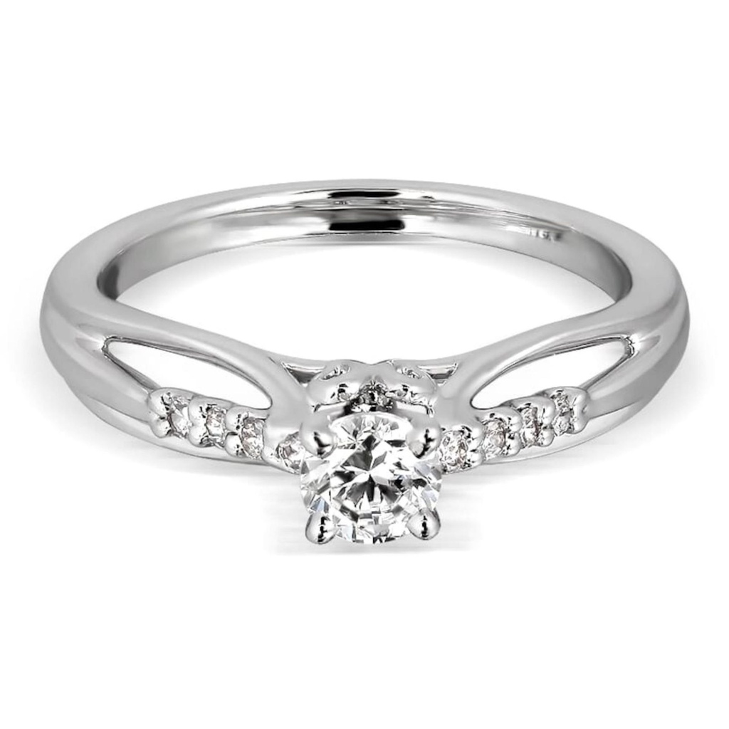 Round Cut Diamond Engagement Ring for Women