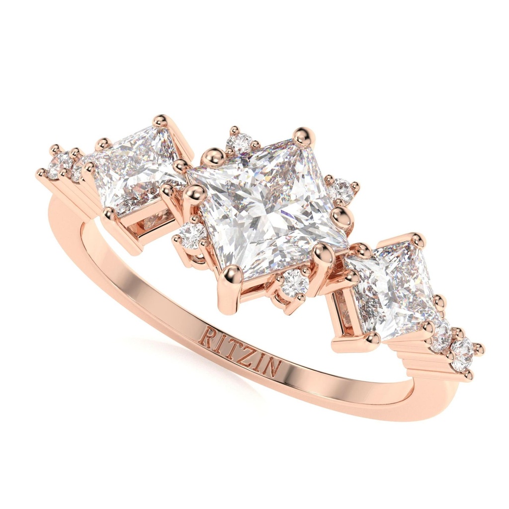 Princess Cut   Ring,  Square Diamond Ring, Dainty Gorgeous Princess Stone Wedding Ring, Anniversary Gift for Her