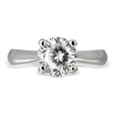 Round Diamond Solitaire Engagement Ring for Women