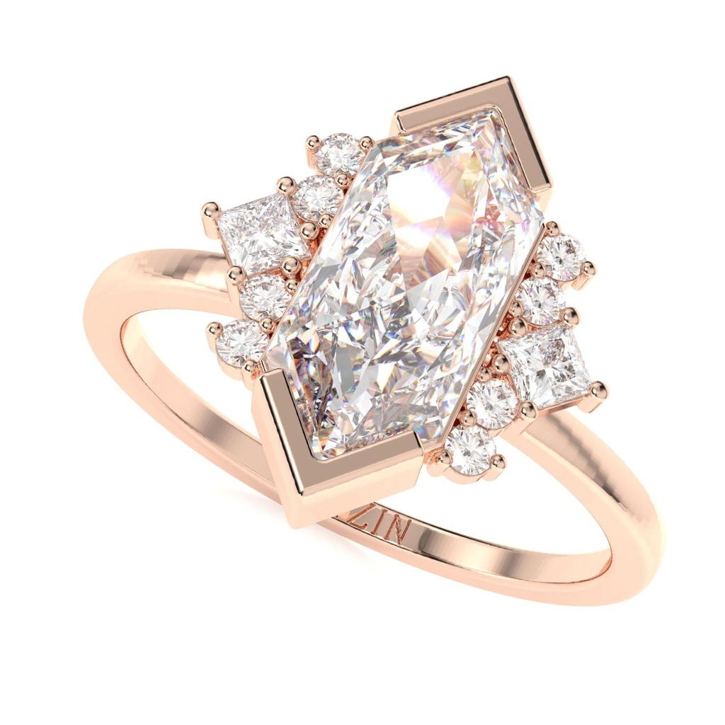 Customize Ring  Ring Vintage Engagement Ring Princess Cut  Engagement Ring Anniversary Gift  Ring For Women