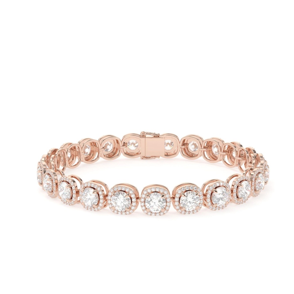 Classy women collection in diamond bracelet with enhanced