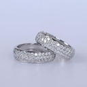  Round Cut Diamond Huggie Hoop Earring For Women