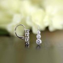  Round Cut Diamond Drop Dangle Earrings For Women
