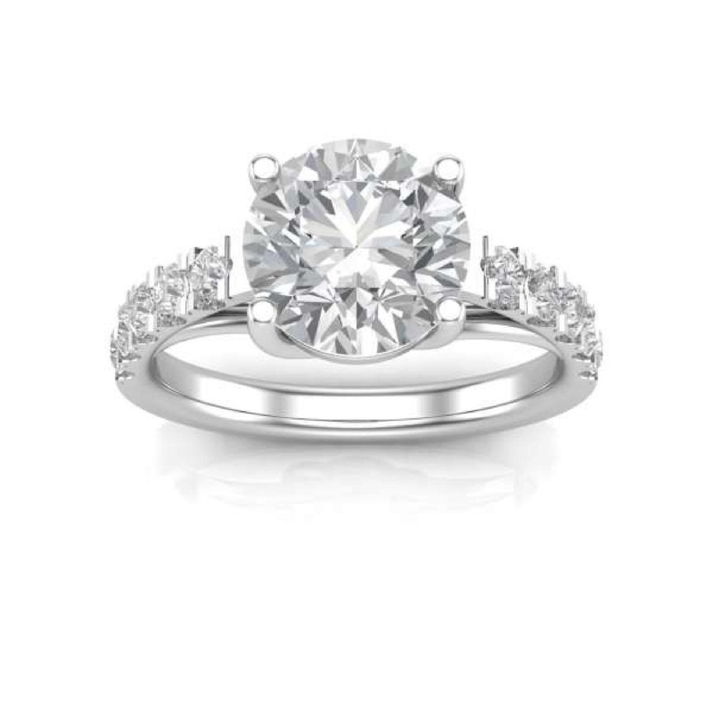  Round Cut Diamond Engagement Ring For Women