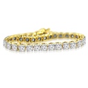 Round Cut Diamond Bracelet For Men