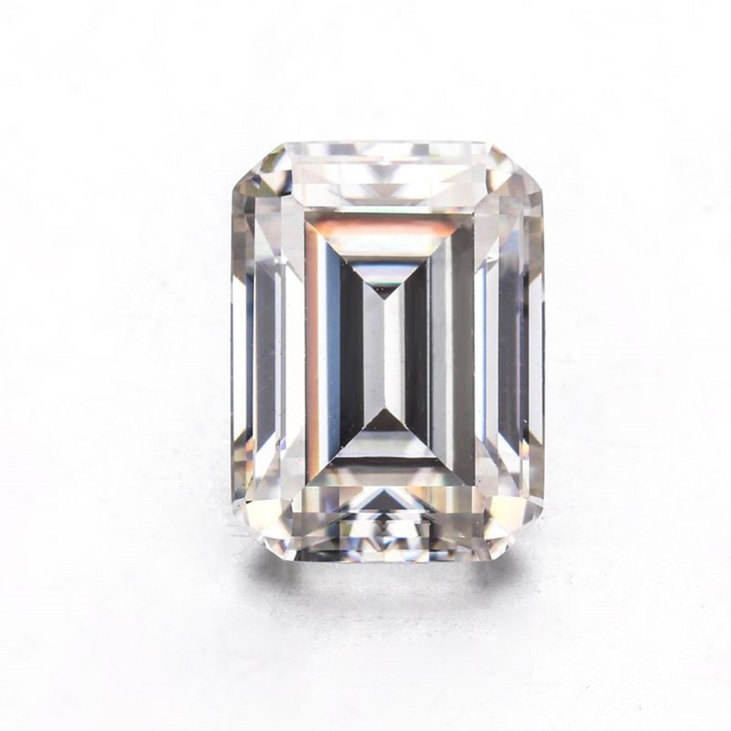 Loose Moissanite White Clean Emerald Cut 3.00 x 2.00 MM