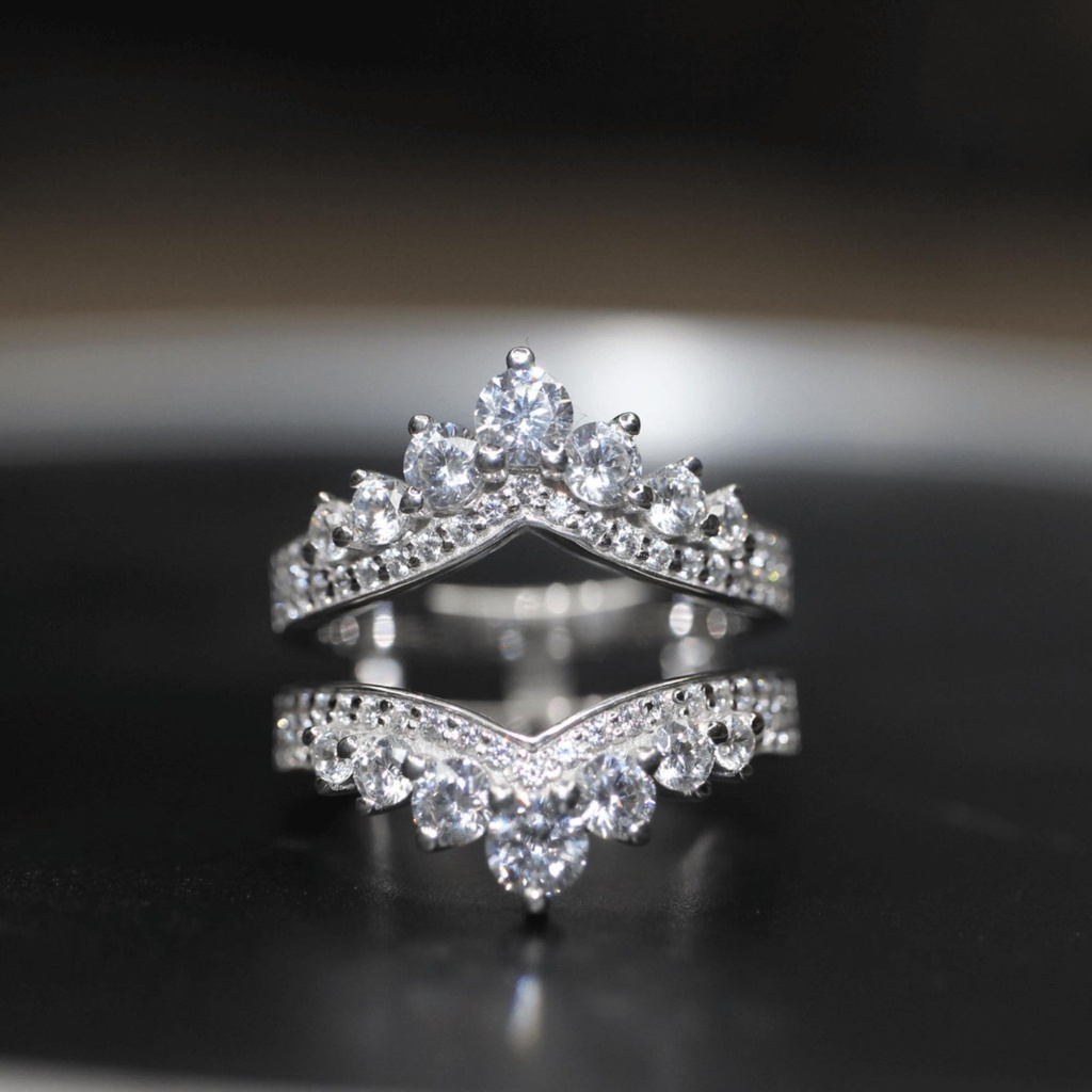  Round Cut Diamond Prong Set Enhancer Unique  Wedding Band For Women